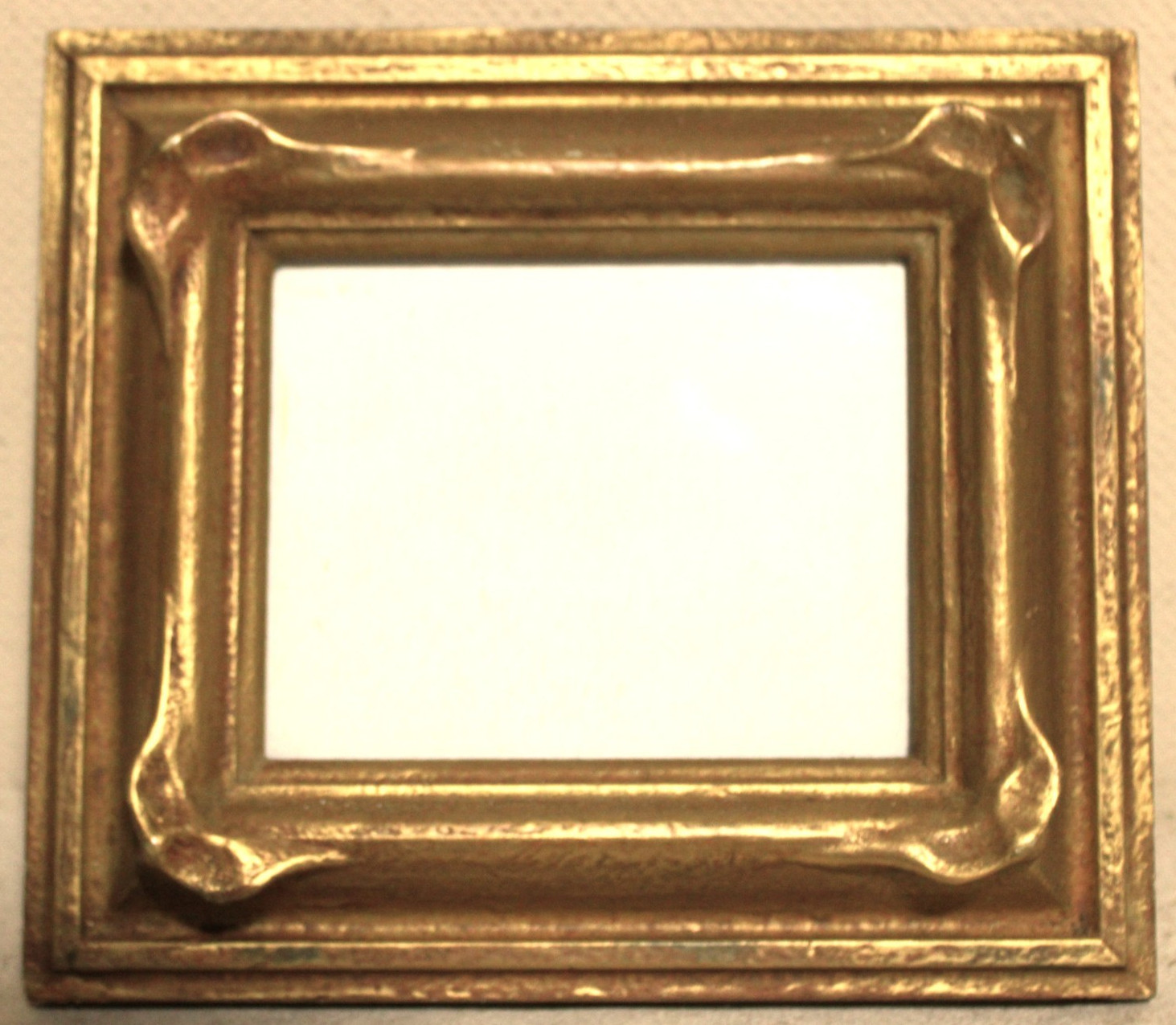 RARE FITS 4X5" ANTIQUE EX WIDE BAT WING ARTS CRAFTS NOUVEAU PICTURE FRAME WOOD RARE FITS 4X5" ANTIQUE EX WIDE BAT WING ARTS CRAFTS NOUVEAU PICTURE FRAME WOOD