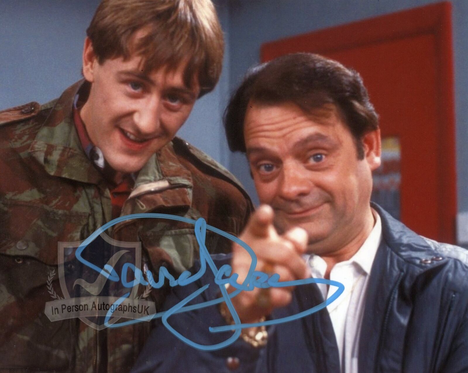 David Jason ONLY FOOLS AND HORSES Signed 10x8 Photo OnlineCOA AFTAL