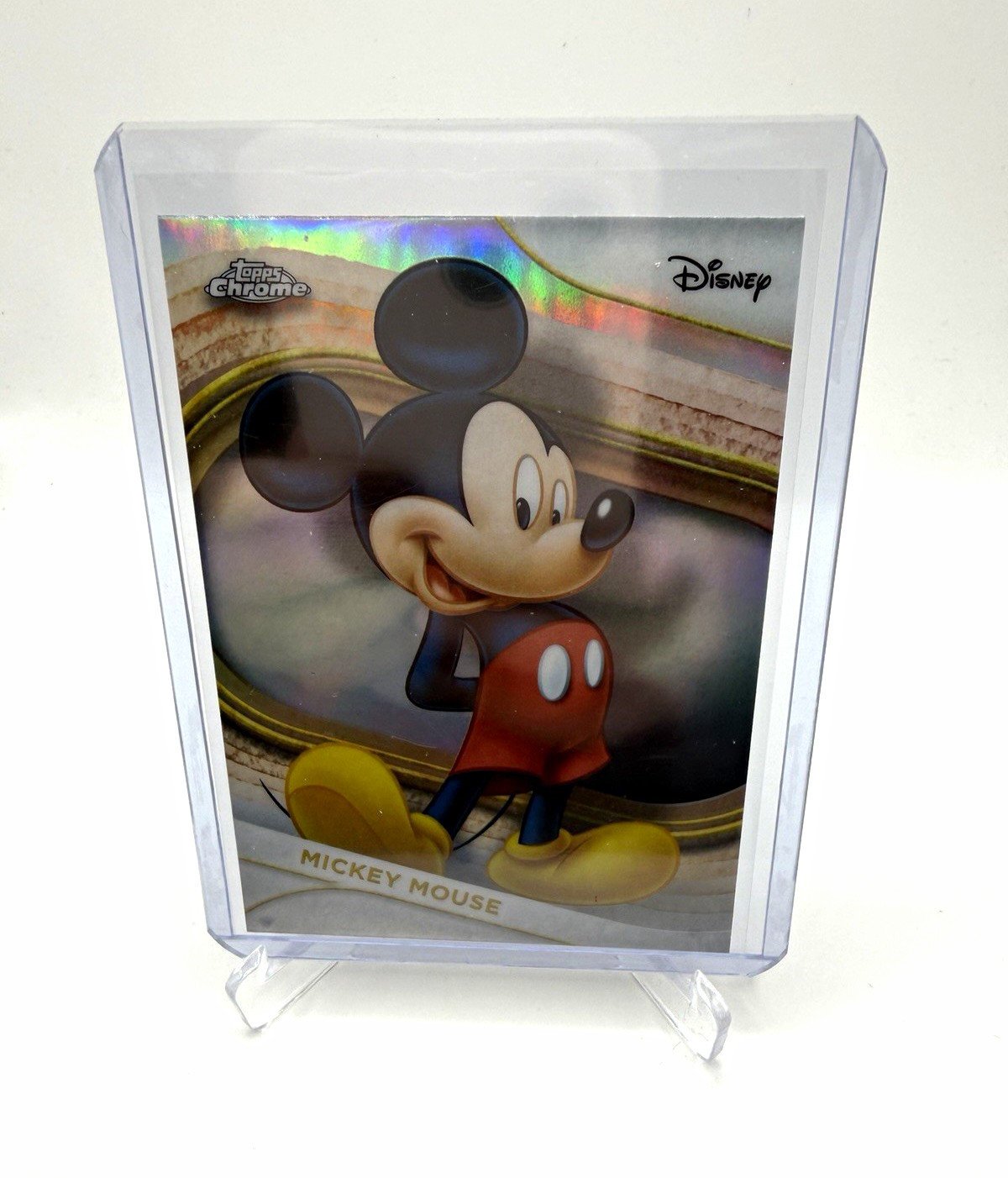 2025 Topps Chrome Disney Mickey Mouse Refractor #1 