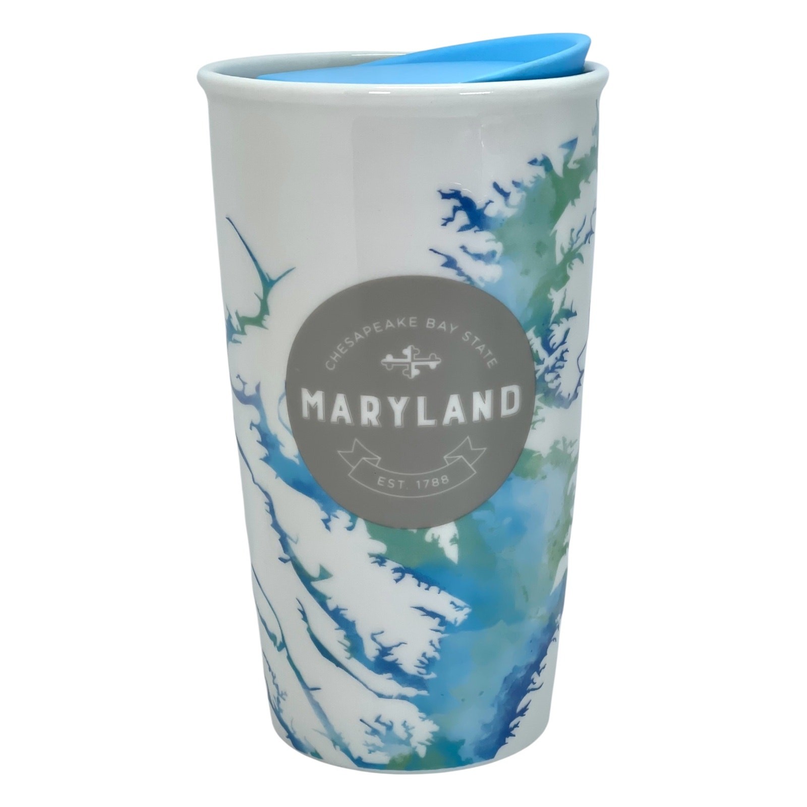 Starbucks Maryland Chesapeake Bay State Ceramic Travel Tumbler 12 oz Starbucks Maryland Chesapeake Bay State Ceramic Travel Tumbler 12 oz