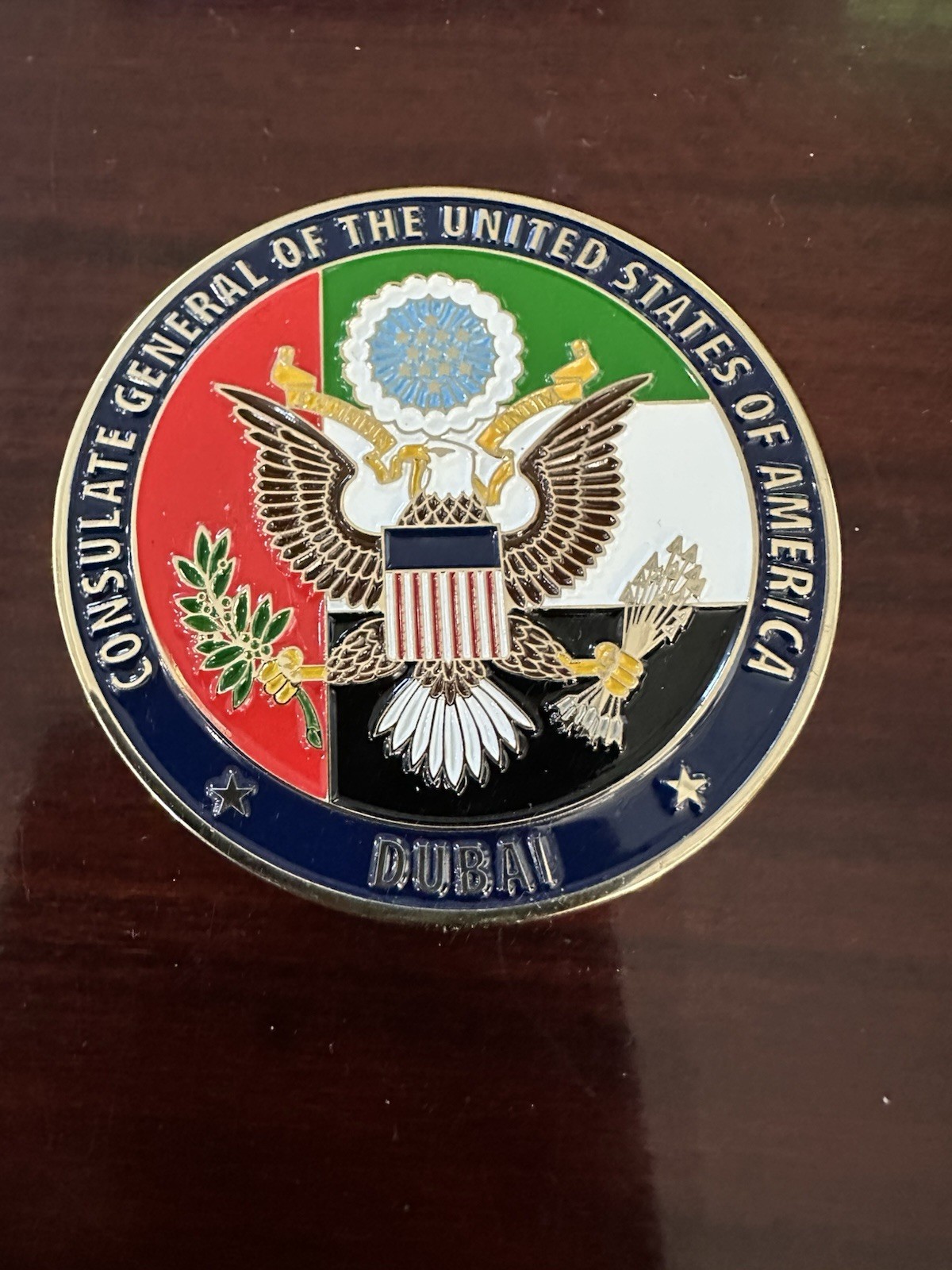 U.S. Consulate Dubai UAE DSS RSO Challenge Coin U.S. Consulate Dubai UAE DSS RSO Challenge Coin