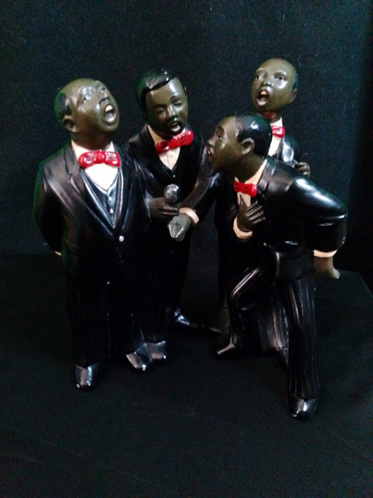 Vintage 1990 Enesco Parastone "All That Jazz" Quartet Singers Figurine - Retired