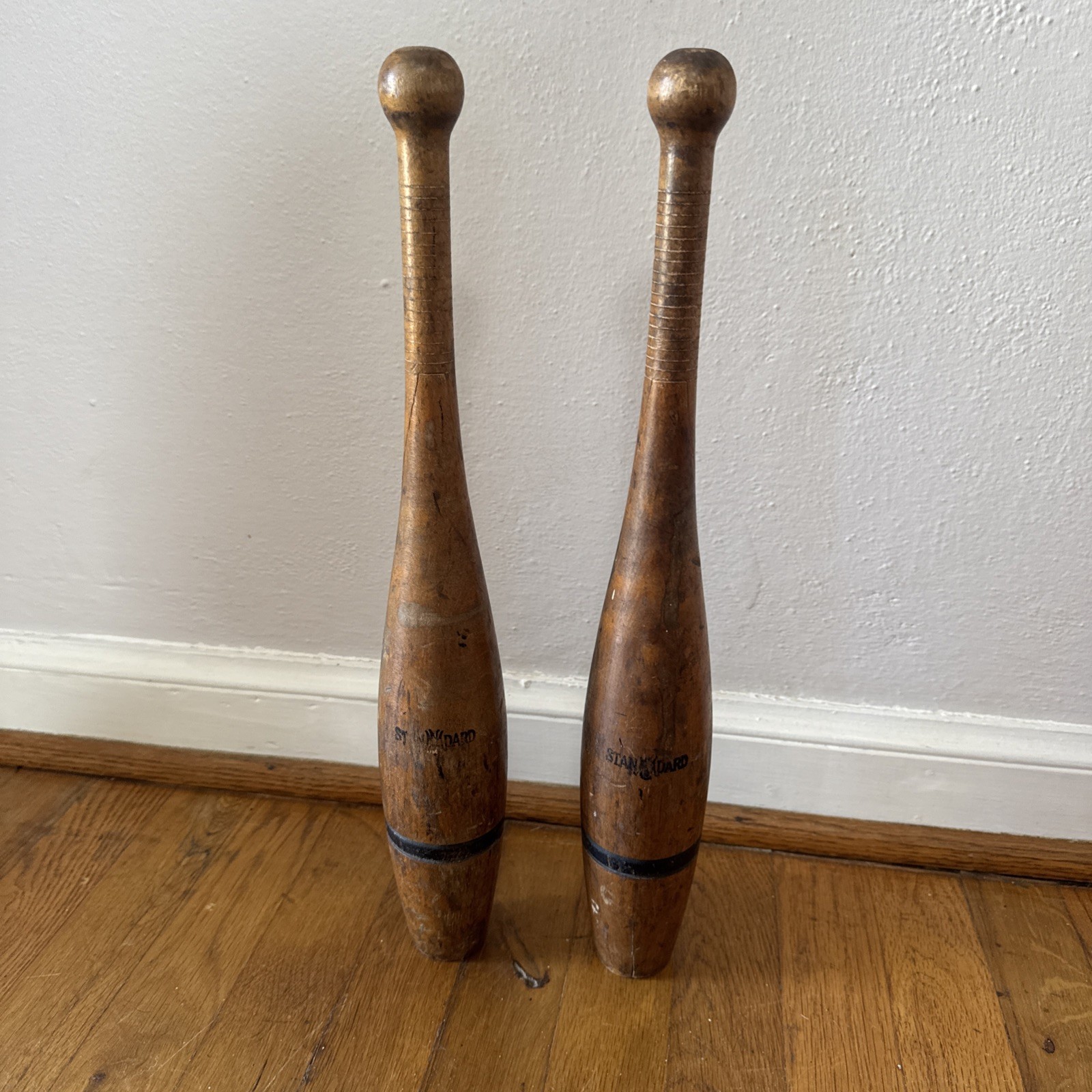 Pair of Antique Juggling Pins Pair of Antique Juggling Pins