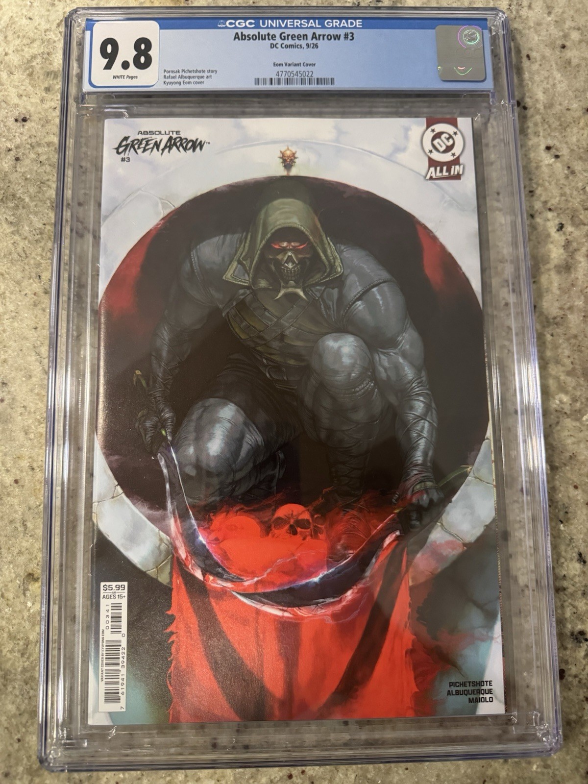 Absolute Green Arrow #3 - Kyuyong Eom Variant Cover (1st Printing) - CGC 9.8 Absolute Green Arrow #3 - Kyuyong Eom Variant Cover (1st Printing) - CGC 9.8