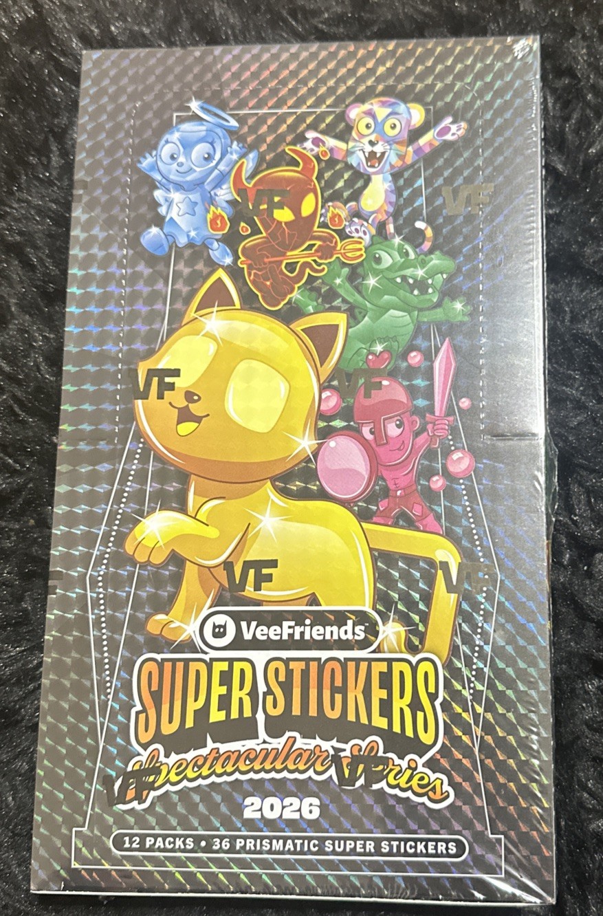 2026 VEEFRIENDS SUPER STICKERS SPECTACULAR SERIES HOBBY BOX 2026 VEEFRIENDS SUPER STICKERS SPECTACULAR SERIES HOBBY BOX