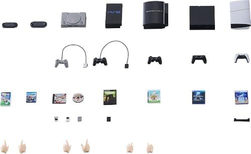 PlayStation for figma PLUS PS1 PS2 PS3 PS4 PS5 Accessory Set Good Smile Company PlayStation for figma PLUS PS1 PS2 PS3 PS4 PS5 Accessory Set Good Smile Company