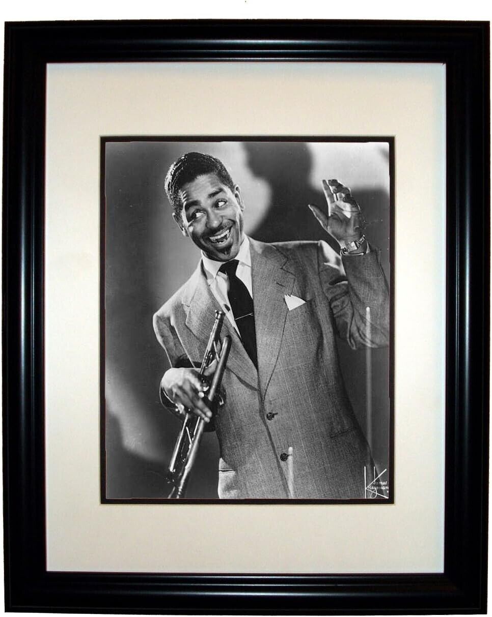 Dizzy Gillespie 8x10 Photo in 11x14 Matted Black Frame
