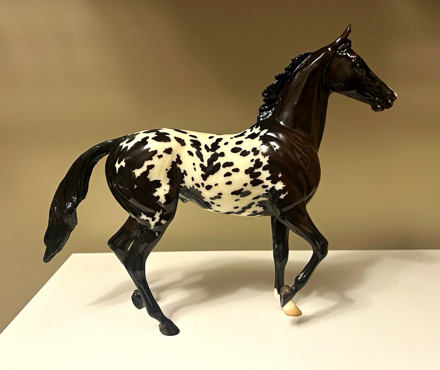 Breyer BreyerFest 2015 Glossy Dark Bay Appaloosa Quelle Surprise 120 Made