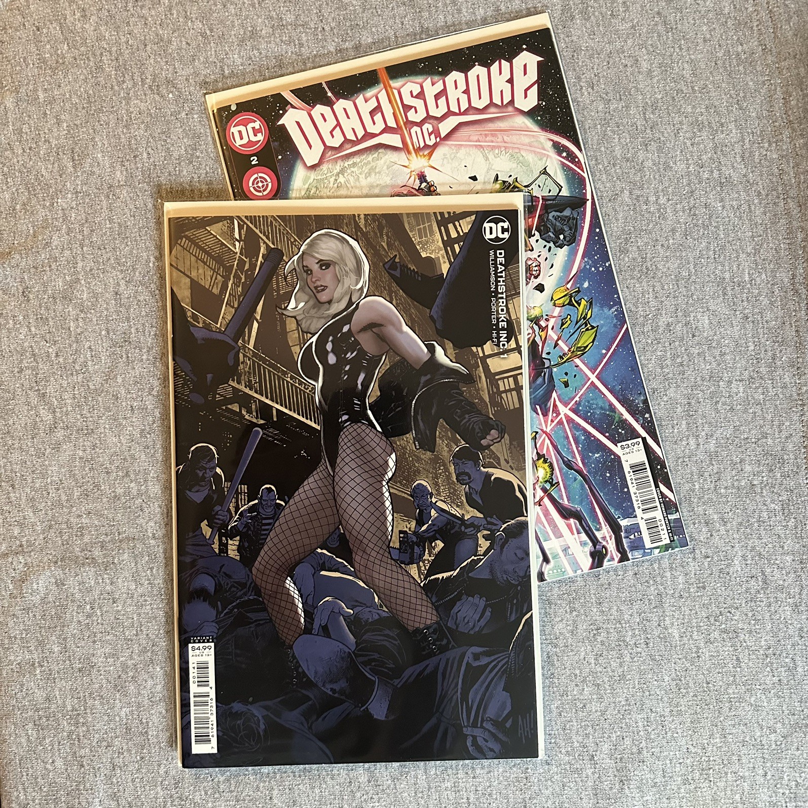 Deathstroke Inc. 1 & 2, Hughes Variant Cover DC Comics 2021 Deathstroke Inc. 1 & 2, Hughes Variant Cover DC Comics 2021