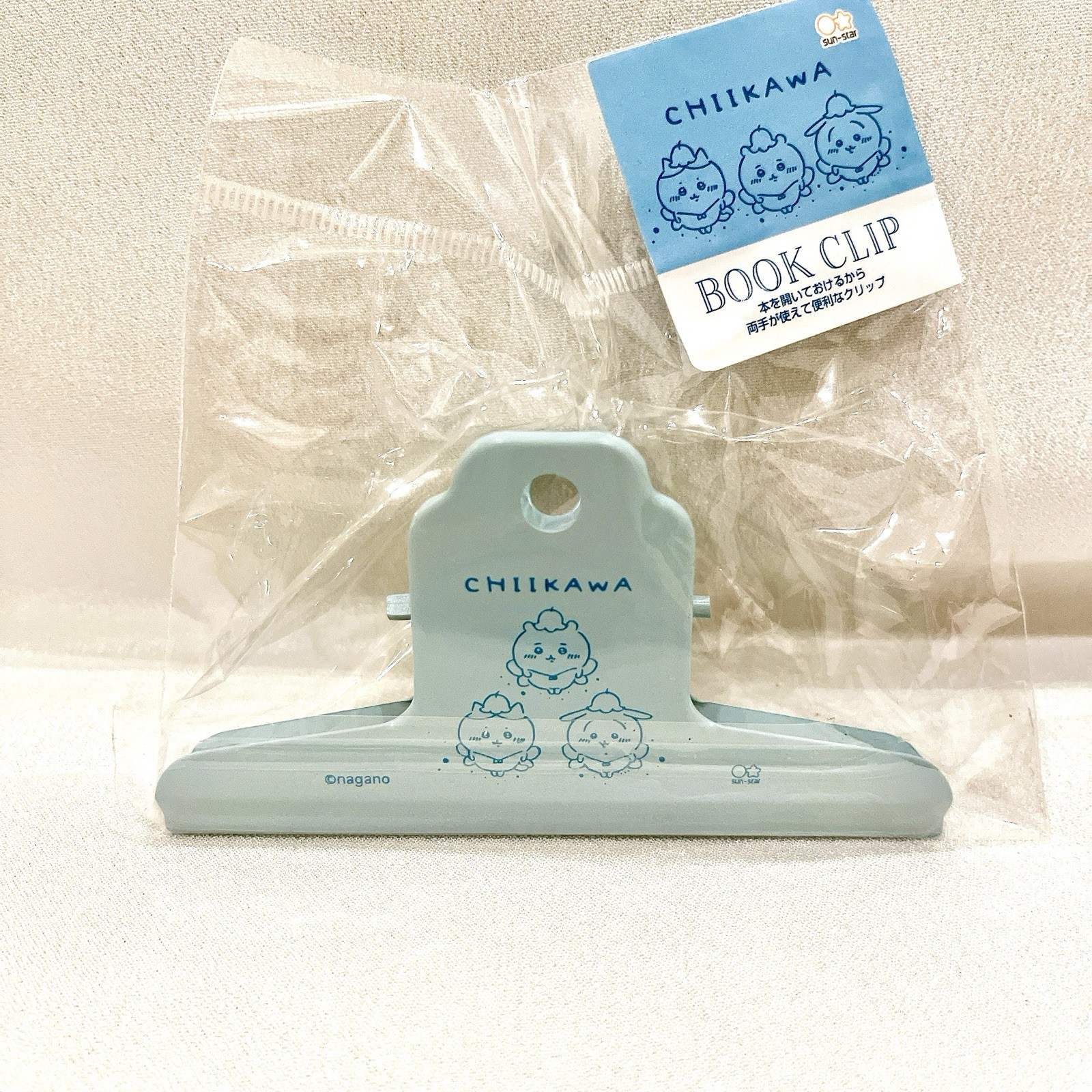 Brand New Sun-Star Stationery Chiikawa Hachiware Usagi Book Clip (Fairy) - Blue Brand New Sun-Star Stationery Chiikawa Hachiware Usagi Book Clip (Fairy) - Blue