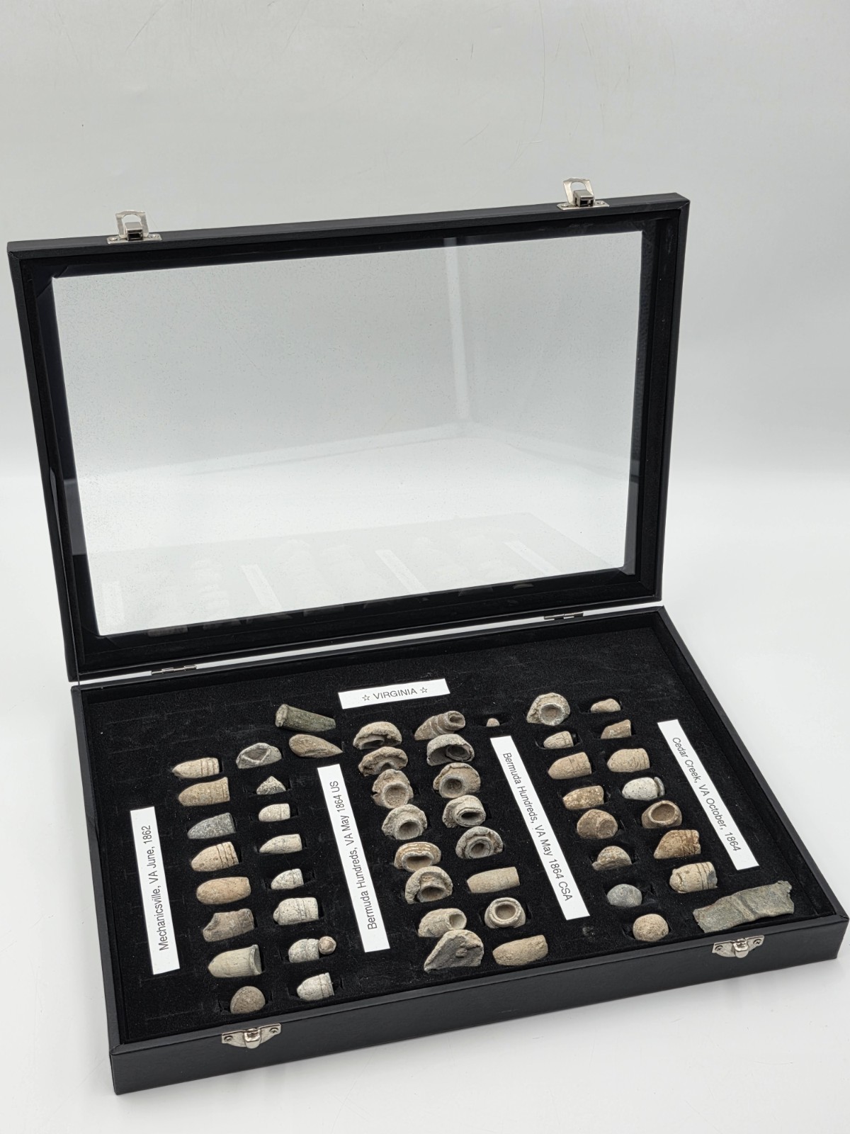 Rare Civil War Dug Bullet Relic Collection Virginia Battlefields US CSA 1862-64
