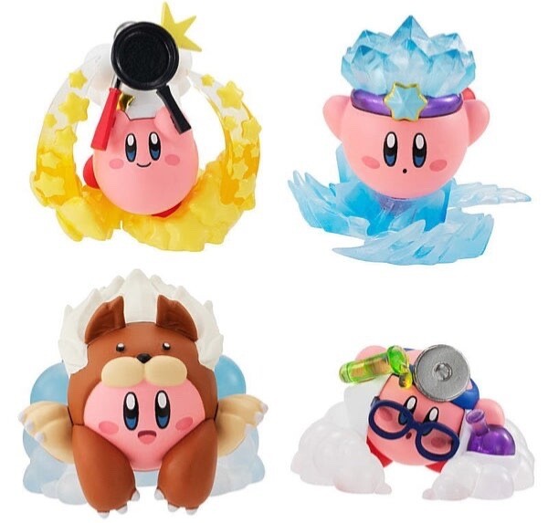 Bandai Gashapon Kirby Mejirushi Friends Figure Collection Vol 1 Capsule set of 4 Bandai Gashapon Kirby Mejirushi Friends Figure Collection Vol 1 Capsule set of 4
