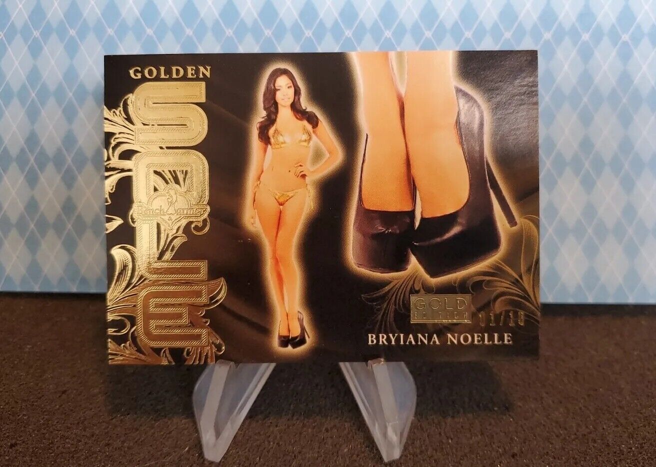2021 Benchwarmer Gold Edition Bryiana Noelle GOLDEN SOLE Gold Foil #01/10