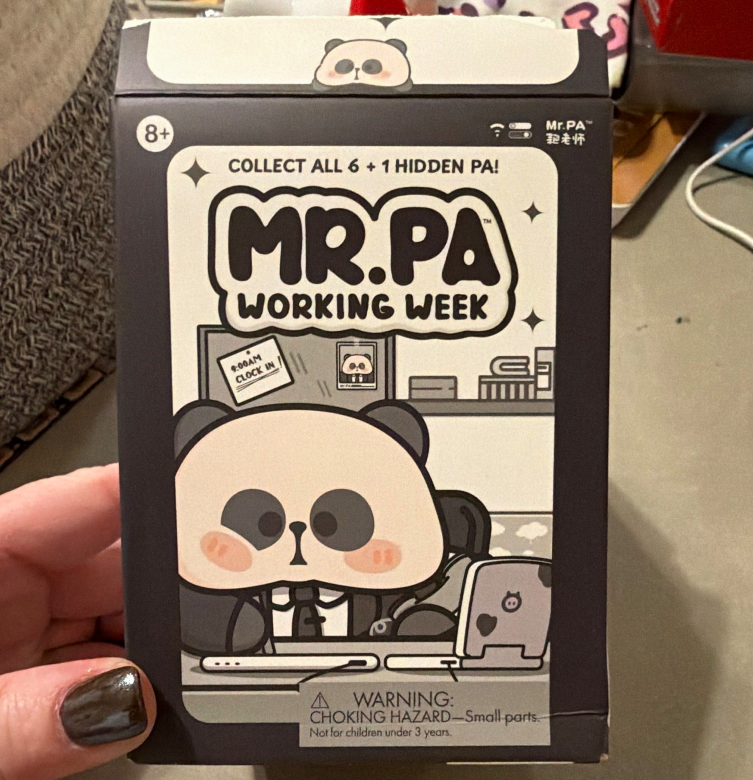 Mr. PA Working Week Mr. PA Blind Box Figure Plastic Original Opened 8+ Sticker Mr. PA Working Week Mr. PA Blind Box Figure Plastic Original Opened 8+ Sticker