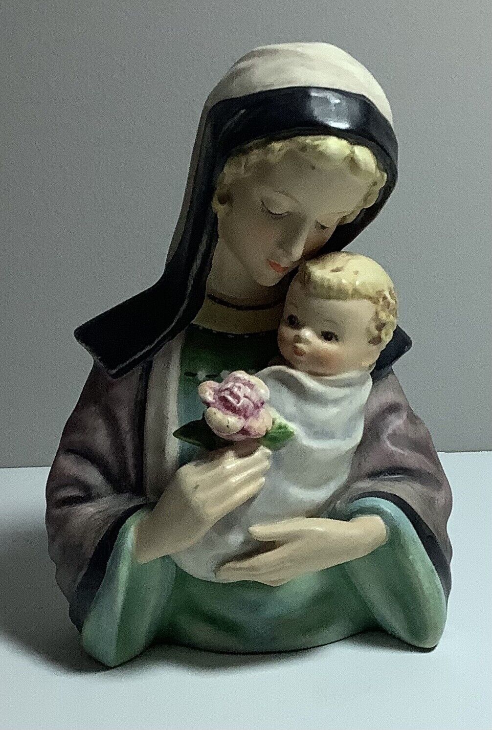 Vintage Goebel Madonna Of The Rose Figurine 