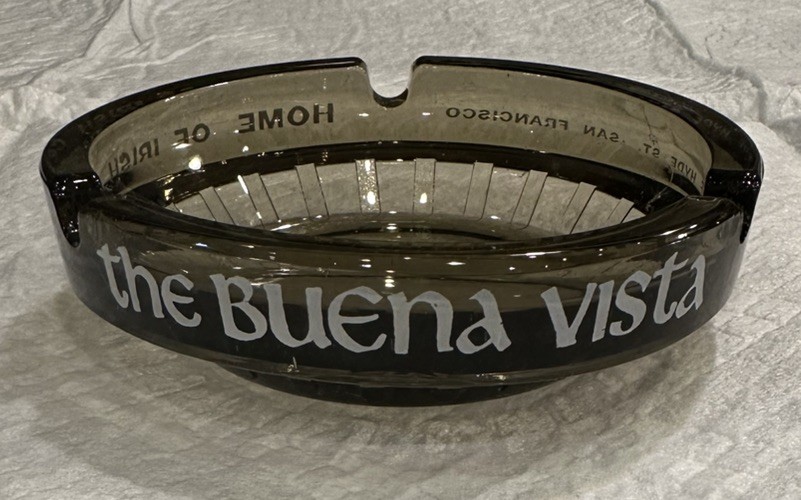 Vintage Ashtray, The Buena Vista Cafe, San Francisco, California CA Vintage Ashtray, The Buena Vista Cafe, San Francisco, California CA
