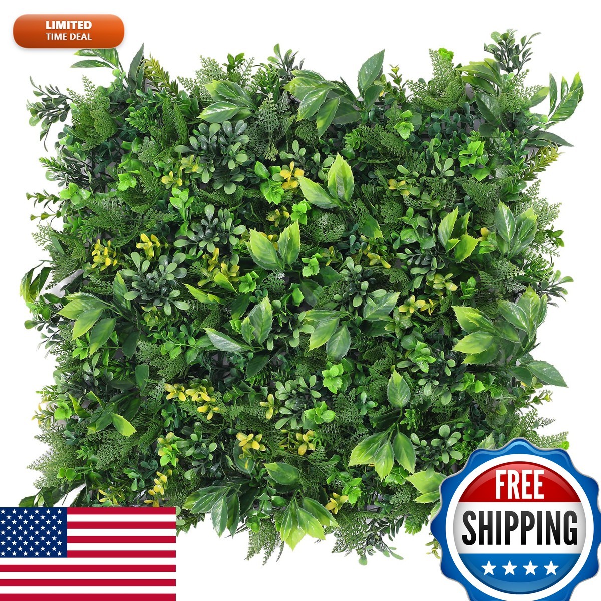 Artificial Grass Wall Backdrop 6PCS 20x20 Boxwood Panels