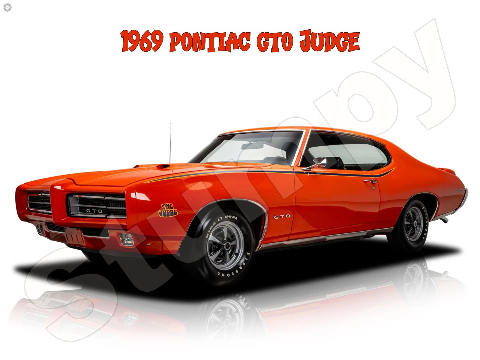 1969 Pontiac GTO Judge   Metal Sign 9" x 12" or 12" x 16"