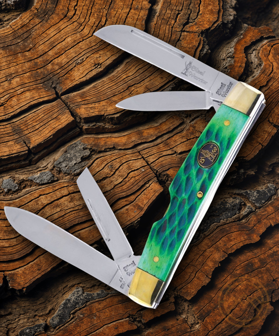 Frost Cutlery Congress Pocket Knife Mirror Stainless Steel Blades Bone Handle Frost Cutlery Congress Pocket Knife Mirror Stainless Steel Blades Bone Handle