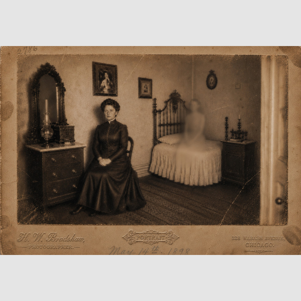 Victorian Spirit Photograph Photo Print Haunted Creepy Antique Strange Ghost 19 Victorian Spirit Photograph Photo Print Haunted Creepy Antique Strange Ghost 19