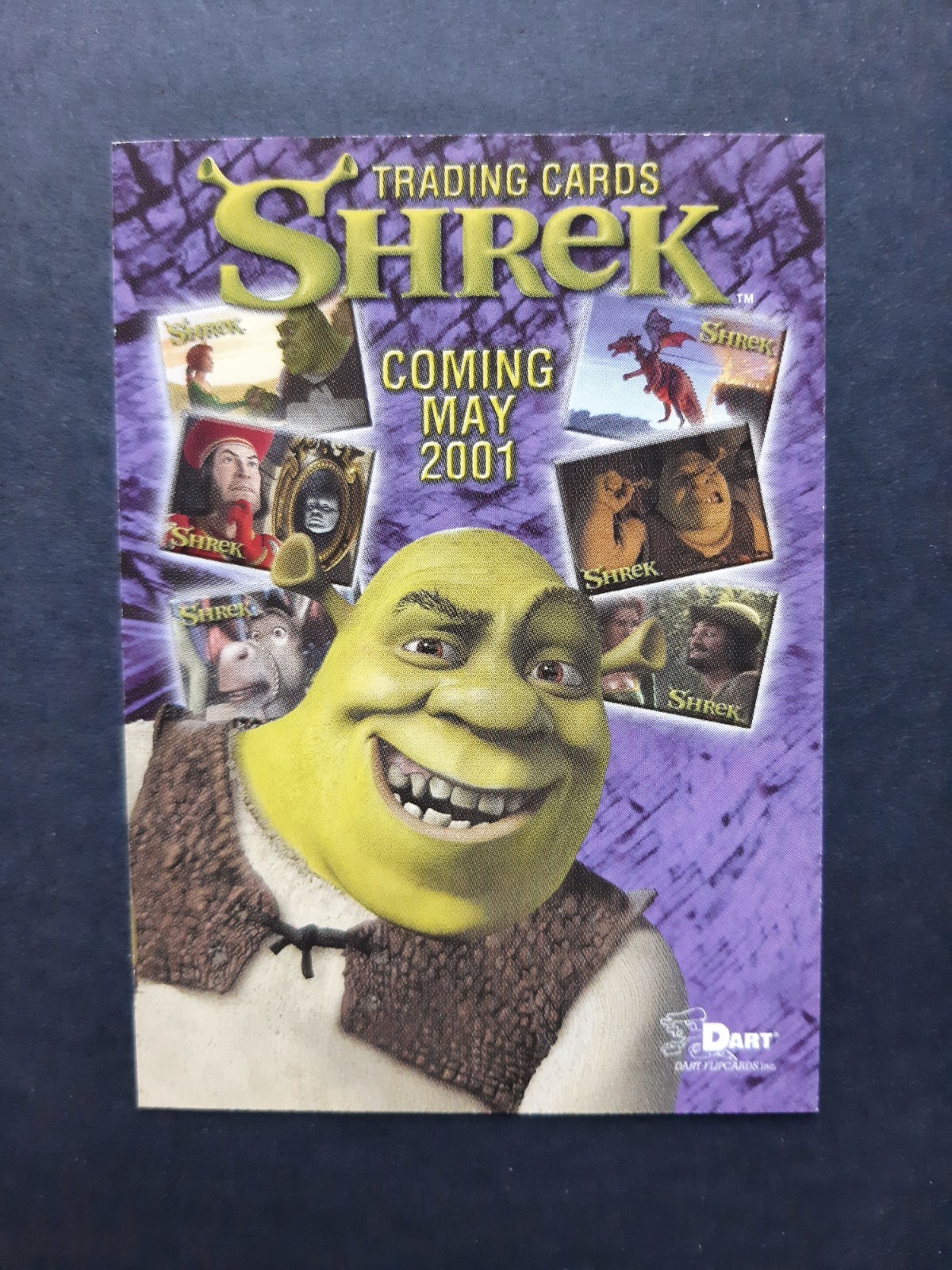 RARE SHREK 2001 ROOKIE Dart PROMO FIRST APPEARANCE CARD P-1 RC Vintage SCARCE RARE SHREK 2001 ROOKIE Dart PROMO FIRST APPEARANCE CARD P-1 RC Vintage SCARCE