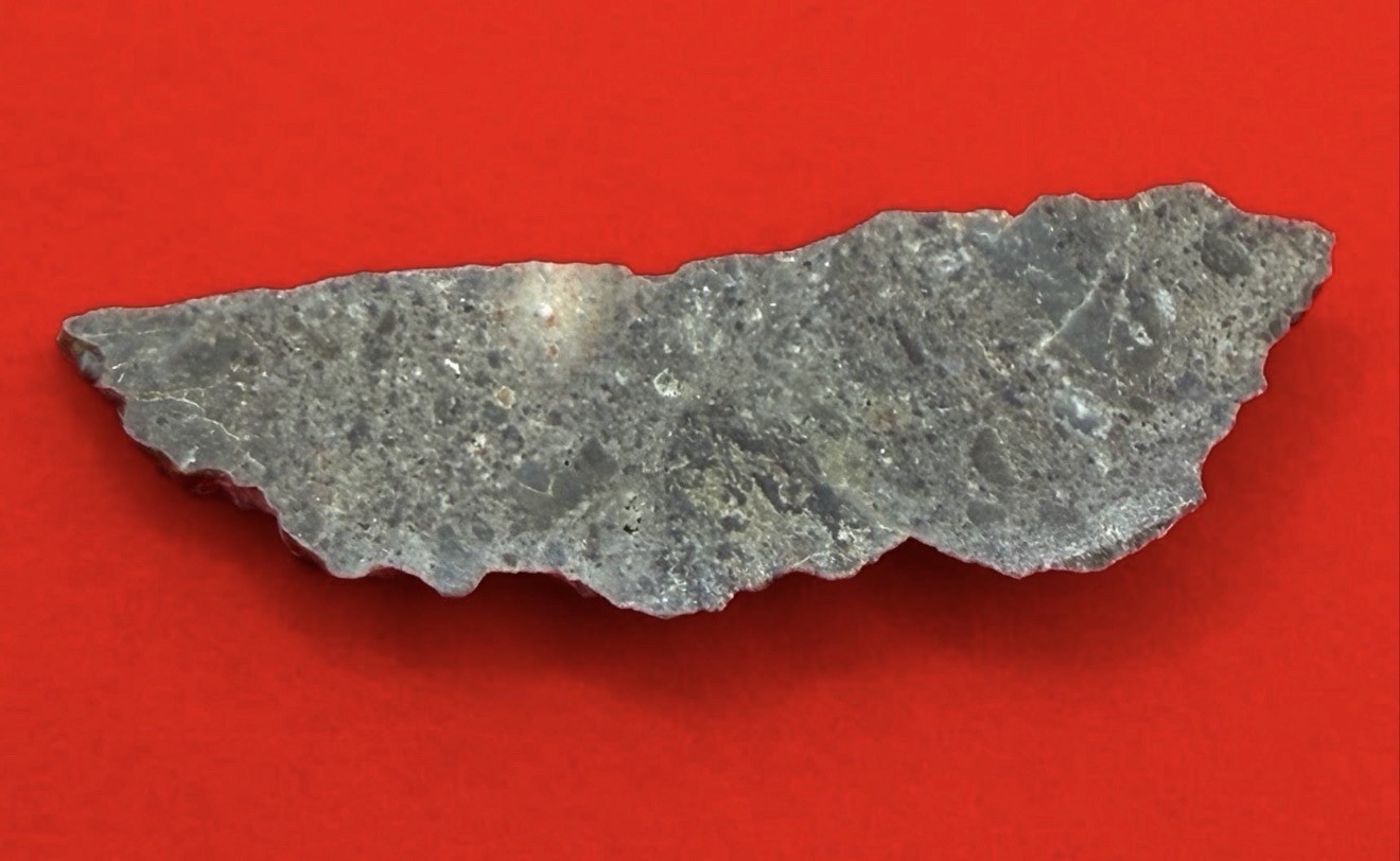 Oued el Hamim 001 Lunar Meteorite Slice, Rare Aqueously Altered Lunar, 2.83g Oued el Hamim 001 Lunar Meteorite Slice, Rare Aqueously Altered Lunar, 2.83g