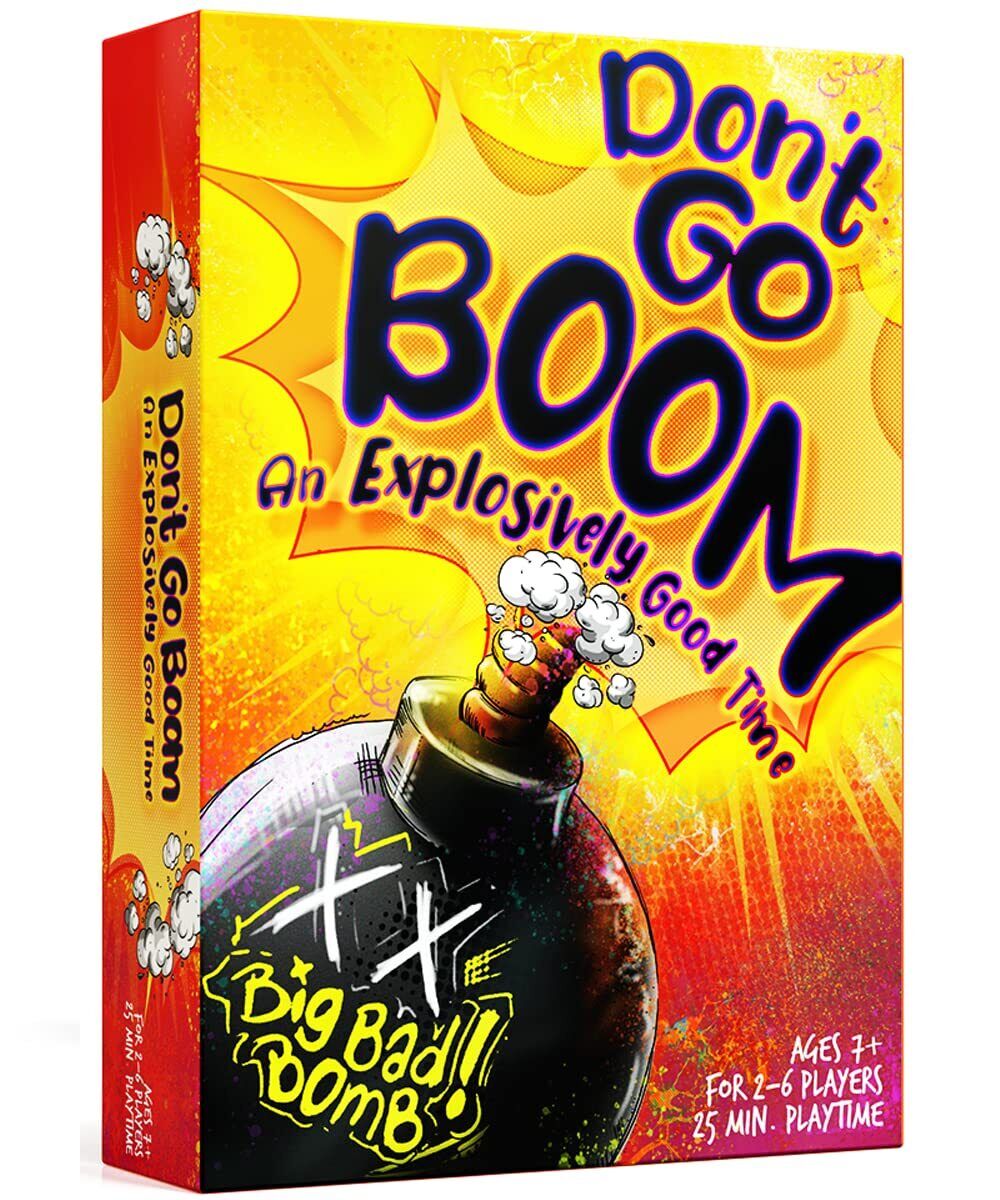 Don’t Go Boom Card Game - Family Card Games Gifts - Stocking Stuffer Ideas - ...