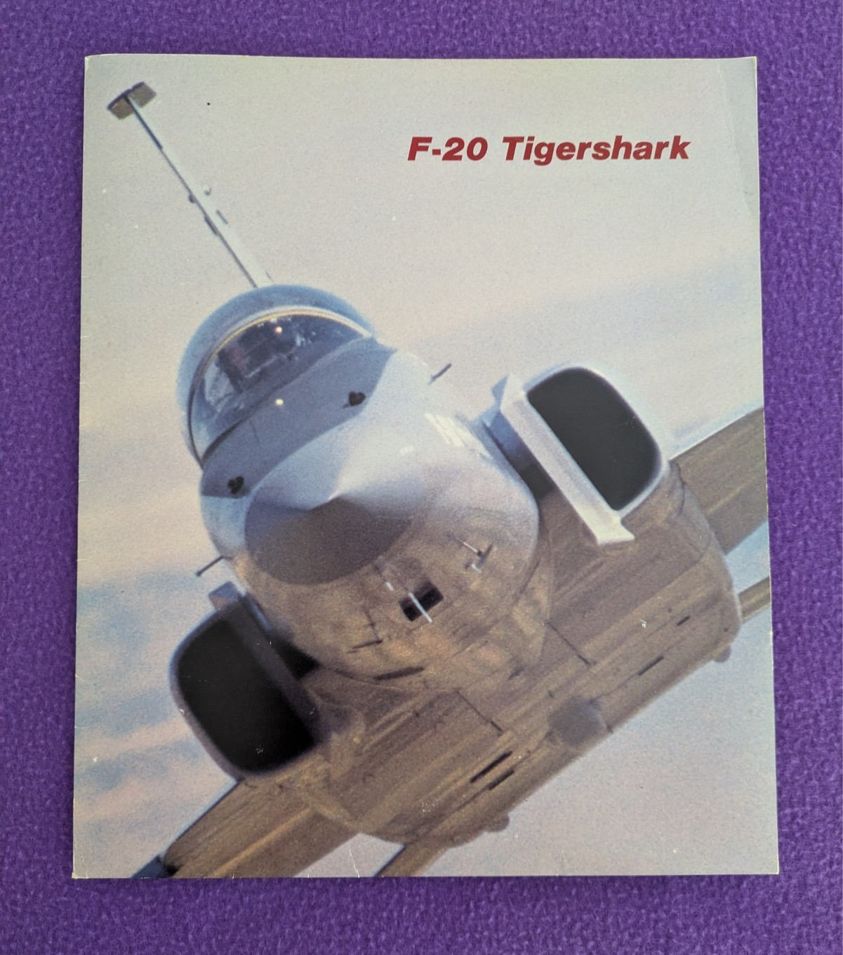 1984 Northrop F-20 Tigershark V.I.P. Media Press Kit Morrocco Sales Tour RARE 1984 Northrop F-20 Tigershark V.I.P. Media Press Kit Morrocco Sales Tour RARE