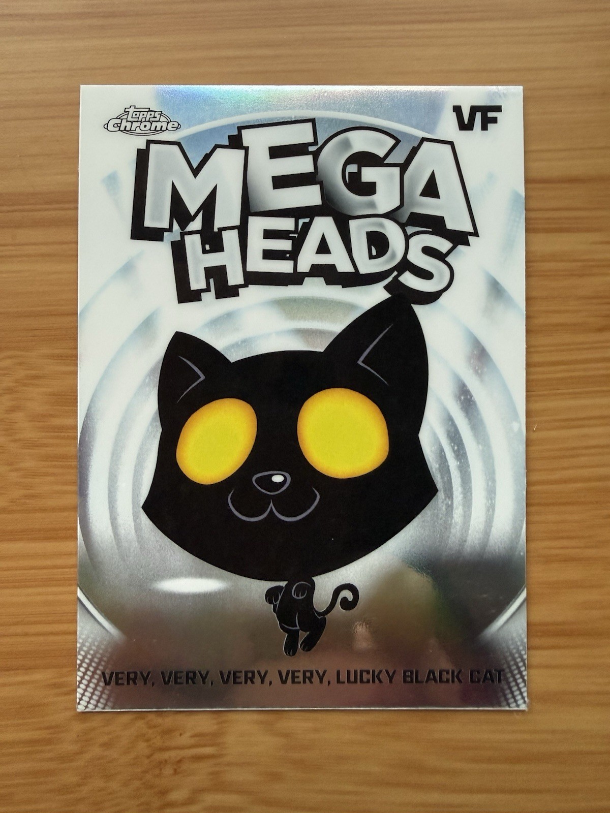 2026 Vee Friends Chrome Mega Heads Refractor Very,Very,Very,Very Lucky Black Cat