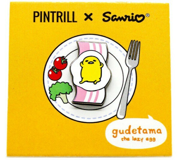 ⚡RARE⚡ PINTRILL x SANRIO Bacon Gudetama Pin *BRAND NEW* 2018 LE ⚡RARE⚡ PINTRILL x SANRIO Bacon Gudetama Pin *BRAND NEW* 2018 LE