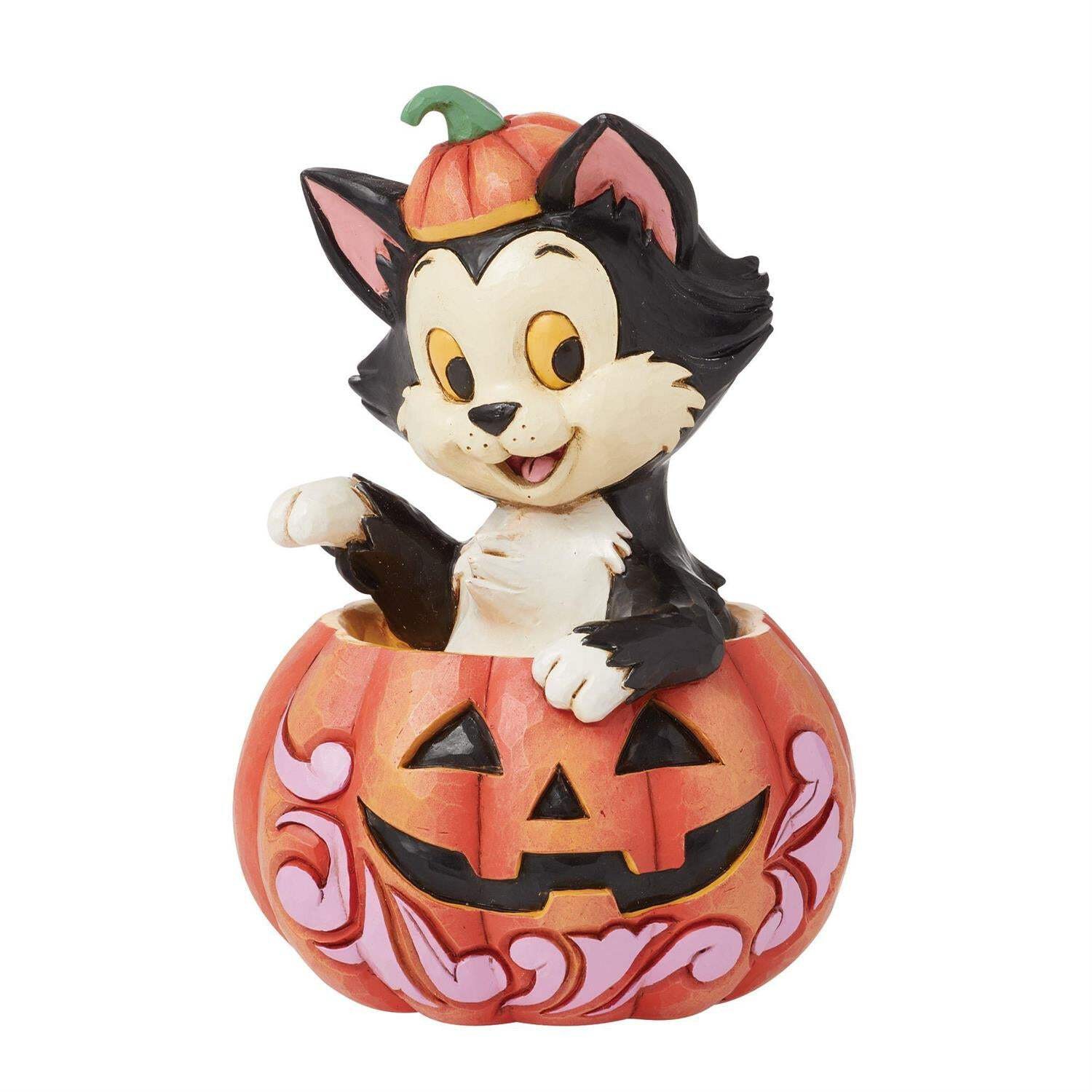 Jim Shore Figaro in Jack-O-Lantern Mini 6016583 New for 2025 Disney Traditions Jim Shore Figaro in Jack-O-Lantern Mini 6016583 New for 2025 Disney Traditions