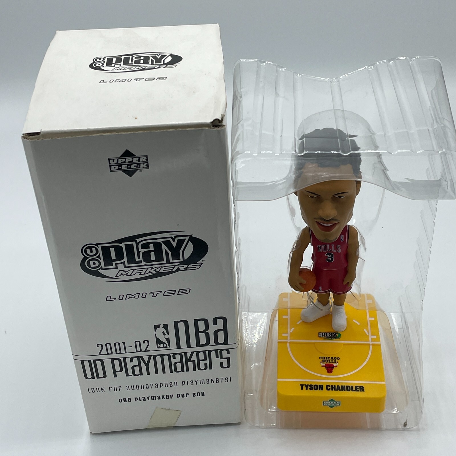 Tyson Chandler 2001-02 Upper Deck Playmakers NBA Bobblehead Chicago Bulls Tyson Chandler 2001-02 Upper Deck Playmakers NBA Bobblehead Chicago Bulls