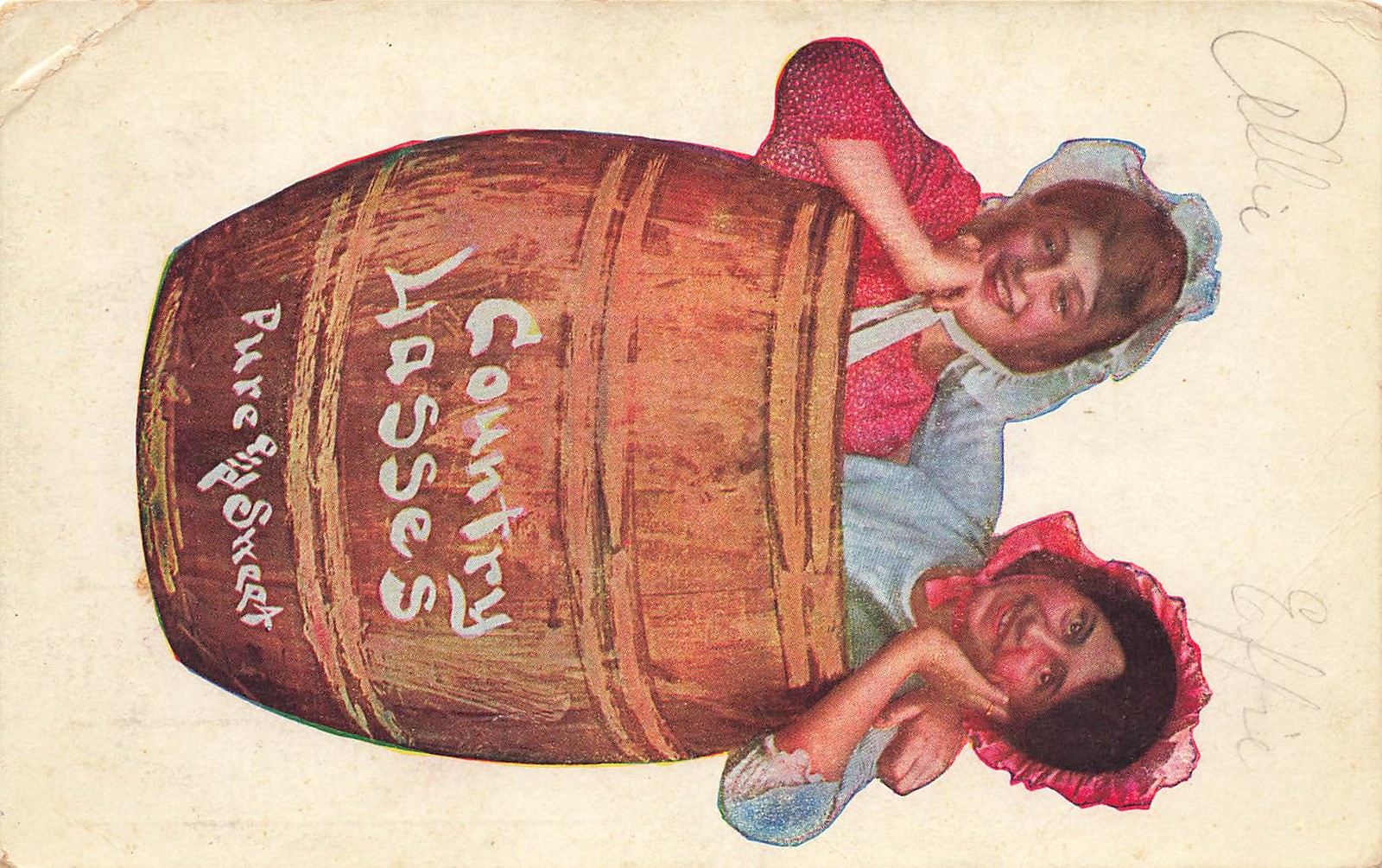 Vintage Country Lassies Postcard Topaz Missouri Posted Vintage Country Lassies Postcard Topaz Missouri Posted