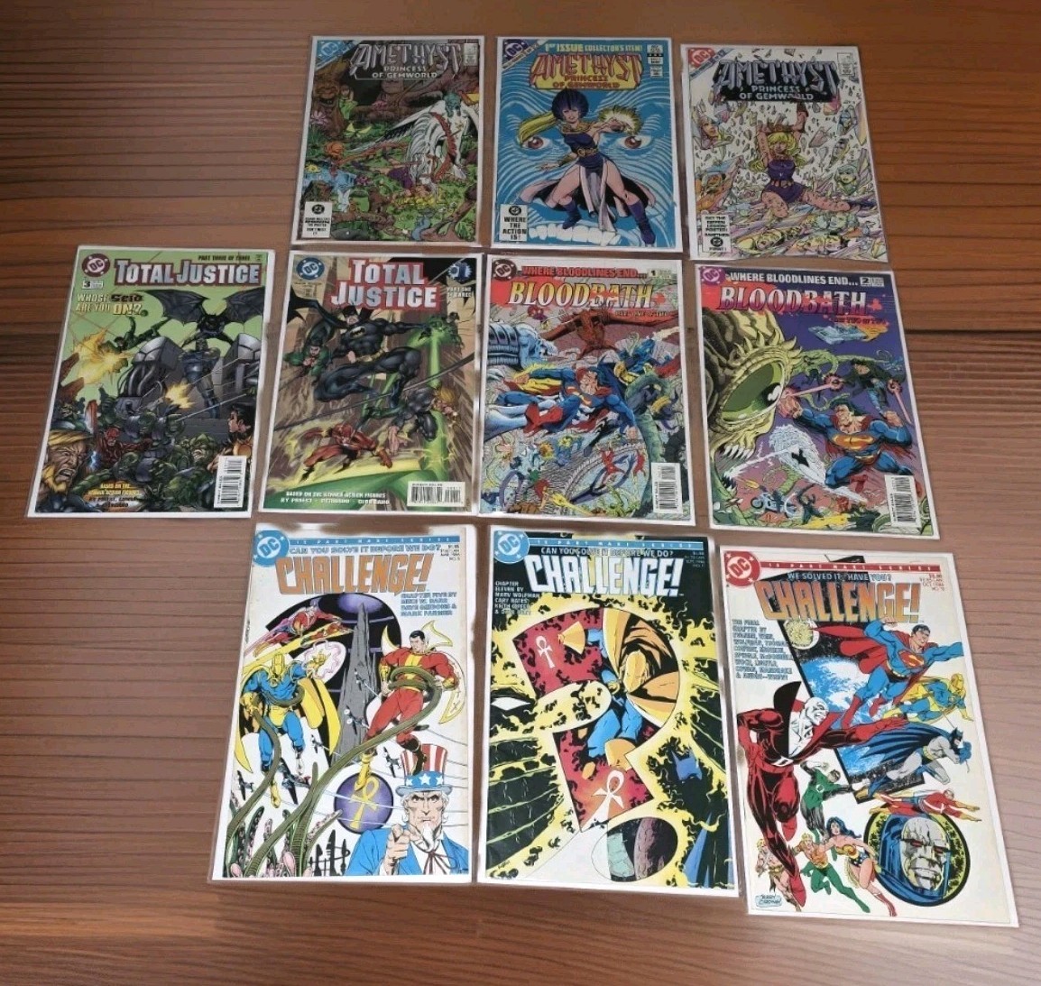 DC Comics Vintage 80s 90s Lot - Amethyst DC Challenge + 2 Reader Copies DC Comics Vintage 80s 90s Lot - Amethyst DC Challenge + 2 Reader Copies