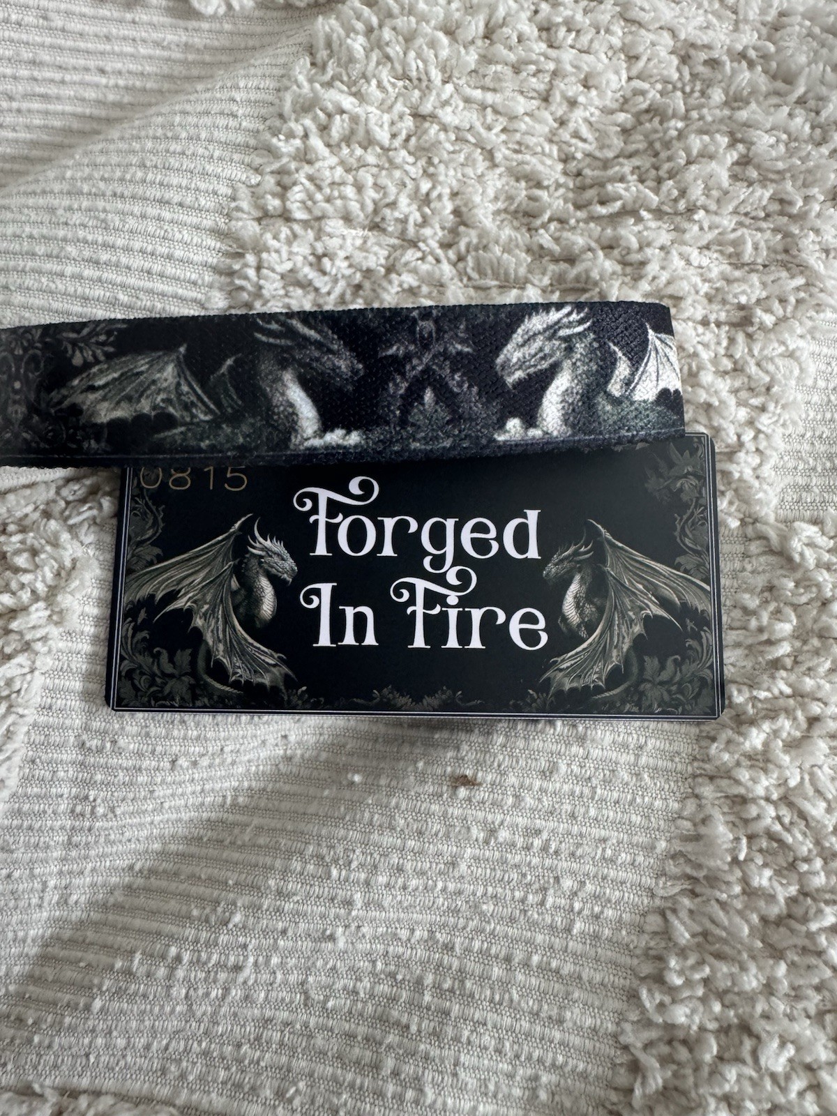 ZOX **FORGED IN FIRE** #0815 Silver Single Medium New ZOX **FORGED IN FIRE** #0815 Silver Single Medium New