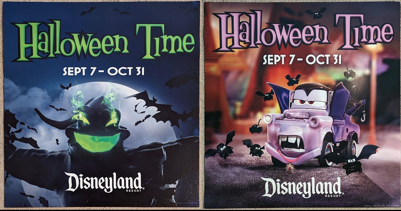 RARE 2018 Oogie Boogie / Pixar Mater HALLOWEEN TIME Disneyland Resort Posters RARE 2018 Oogie Boogie / Pixar Mater HALLOWEEN TIME Disneyland Resort Posters