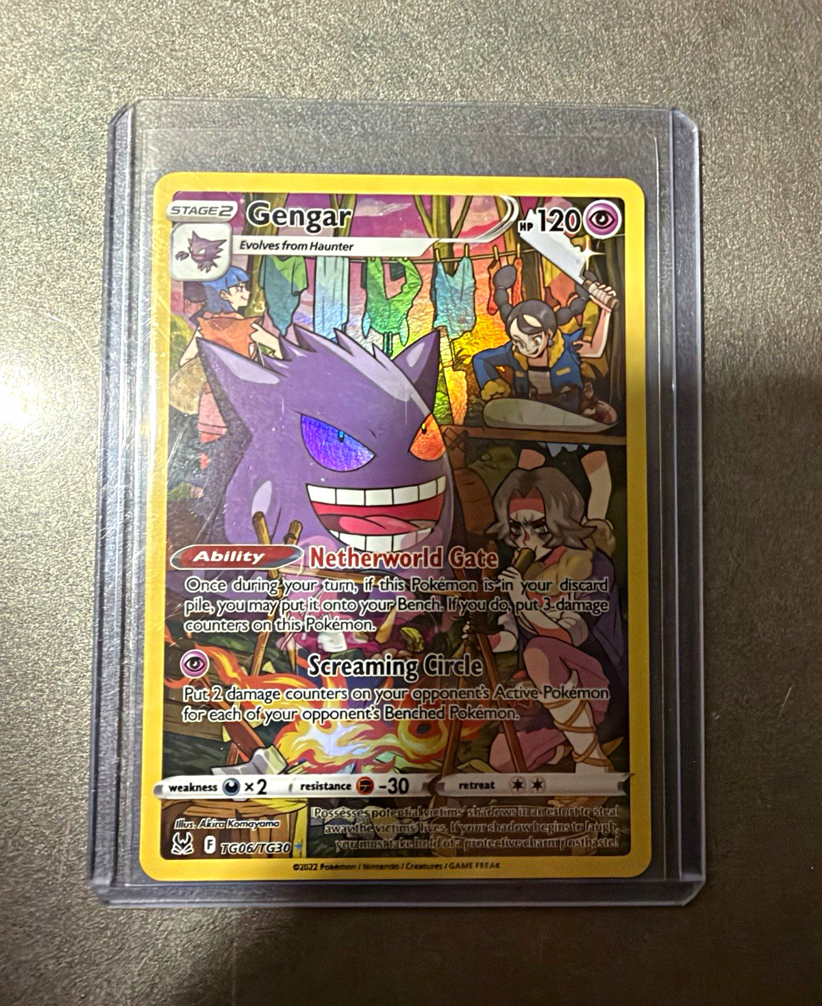 THE POKÉMON COMPANY Pokémon TCG Gengar TG06/TG30 Lost Origin TG Full Art Holo