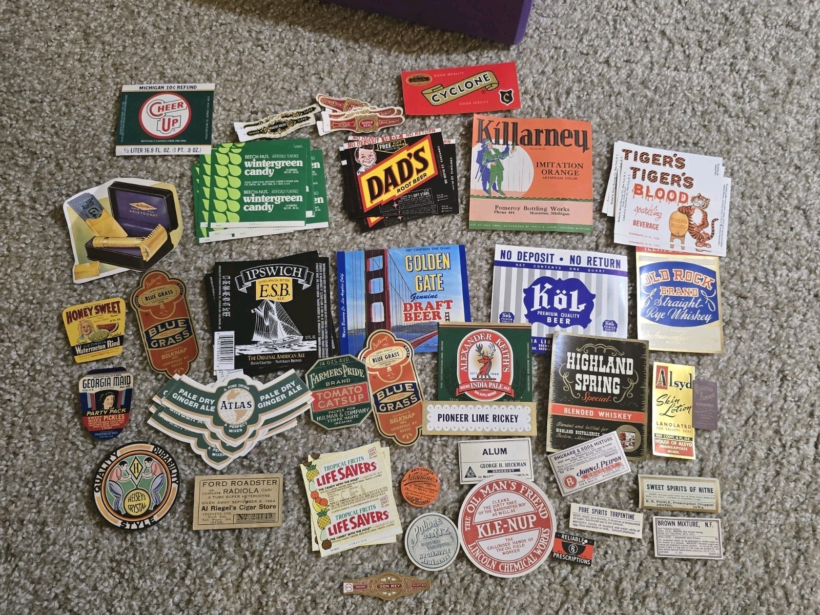 Vintage Labels Lot Vintage Labels Lot