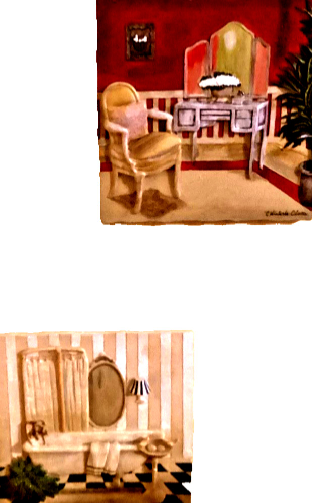 C Winterle Olson 3D Bathroom Wall Plaques Set of 2 Bathtub Vanity Decor C Winterle Olson 3D Bathroom Wall Plaques Set of 2 Bathtub Vanity Decor