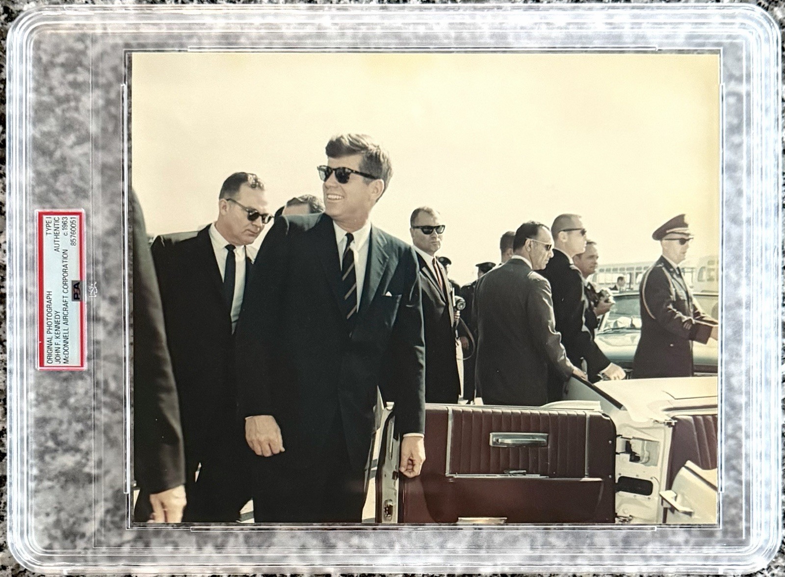1962 John F. Kennedy "Visits Project Gemini & Mercury” PSA Type 1 Original Photo 1962 John F. Kennedy "Visits Project Gemini & Mercury” PSA Type 1 Original Photo