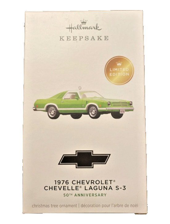2026 Hallmark 1976 Chevrolet Chevelle Laguna S-3 50th Anniversary LIMITED 2026 Hallmark 1976 Chevrolet Chevelle Laguna S-3 50th Anniversary LIMITED
