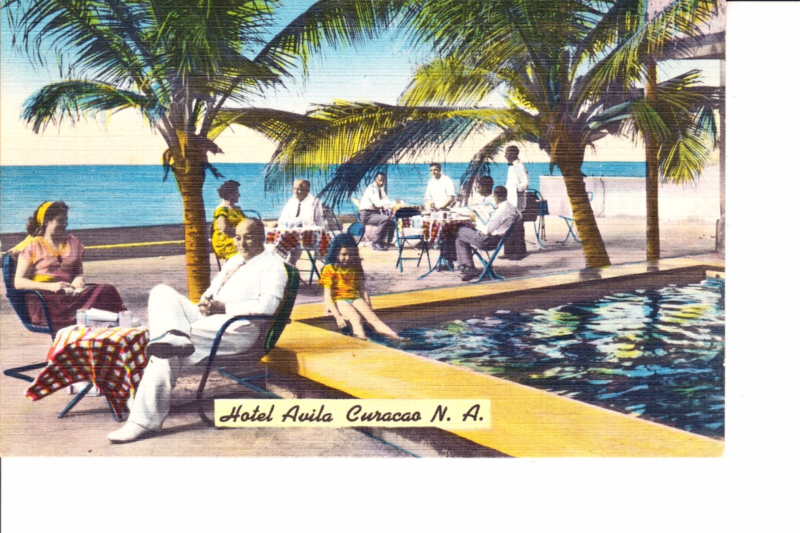Curacao, N.A.  Hotel Avila   @ 1940