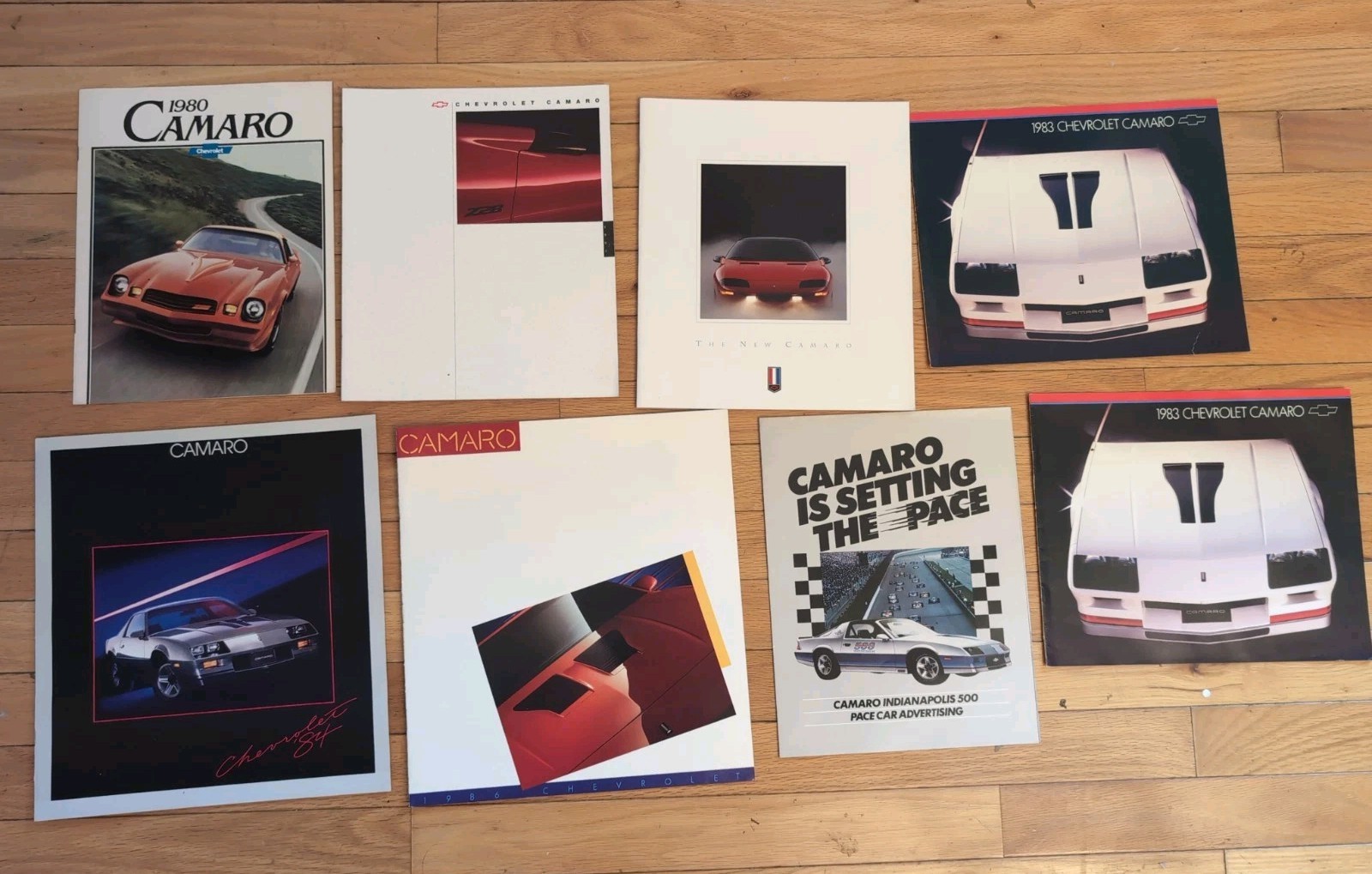 8 Vintage Chevy Camaro Brochures 80, 82, 83, 84, 86, 93, 94 8 Vintage Chevy Camaro Brochures 80, 82, 83, 84, 86, 93, 94