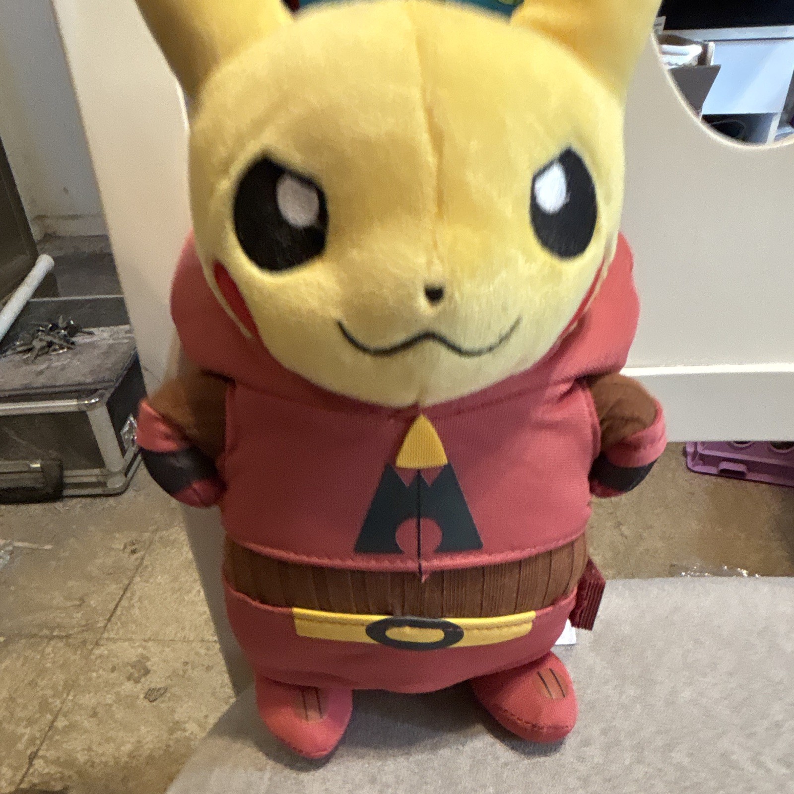 Pokémon Center Team Magma Grunt Pikachu