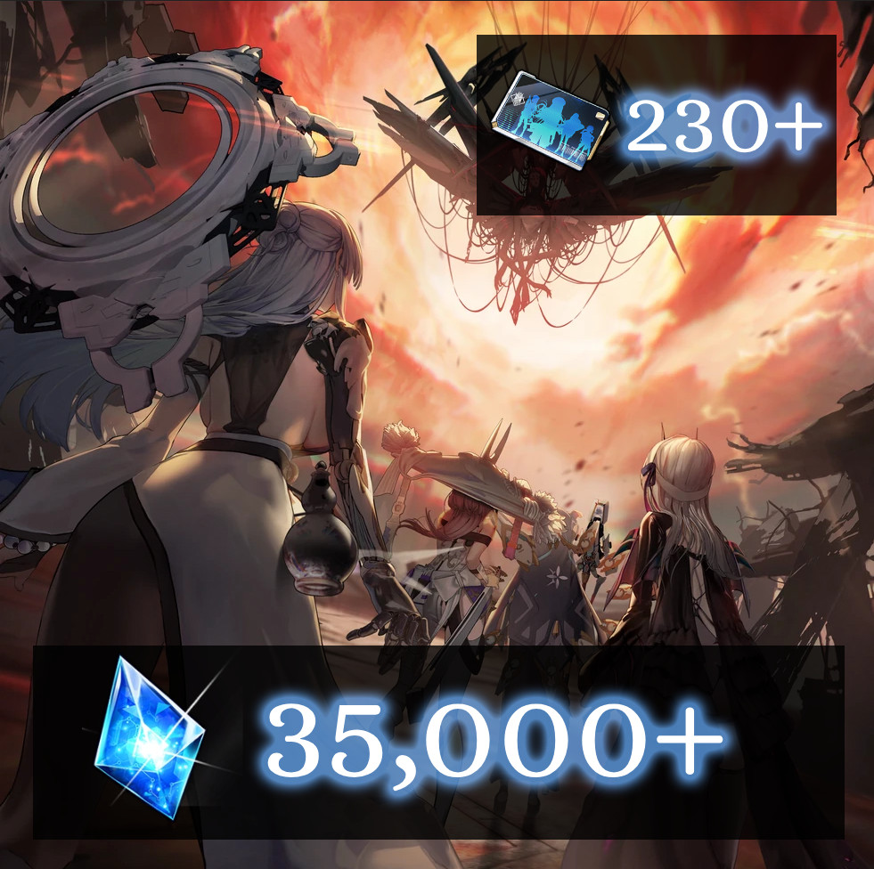 [Global] NIKKE GODDESS OF VICTORY Account - 35,000+ Gems, 230 Recruit Vouchers++
