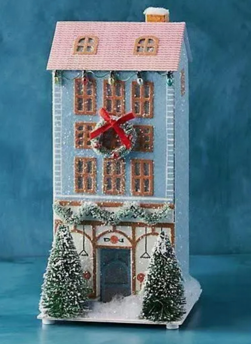 NWT Anthropologie George & Viv Light-Up Holiday Village Sugar Plum Sweet Shop NWT Anthropologie George & Viv Light-Up Holiday Village Sugar Plum Sweet Shop