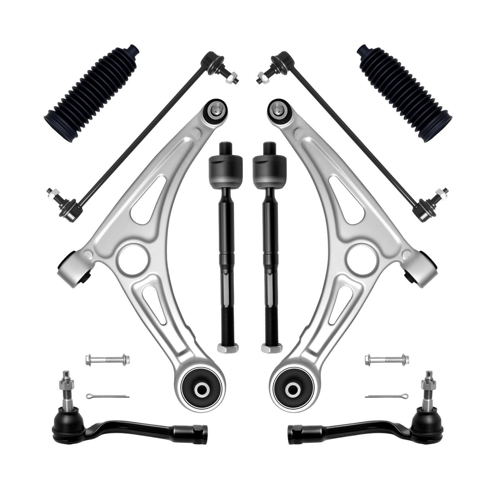 AUQDD 10Pc Front End Suspension Kit Fit For 2018 2019 Hy-undai Sonata, 2 Lowe... AUQDD 10Pc Front End Suspension Kit Fit For 2018 2019 Hy-undai Sonata, 2 Lowe...