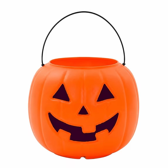 Halloween Jack-O-Lantern Trick-or-Treat Pail Purple 8 Inch Candy Bucket Halloween Jack-O-Lantern Trick-or-Treat Pail Purple 8 Inch Candy Bucket