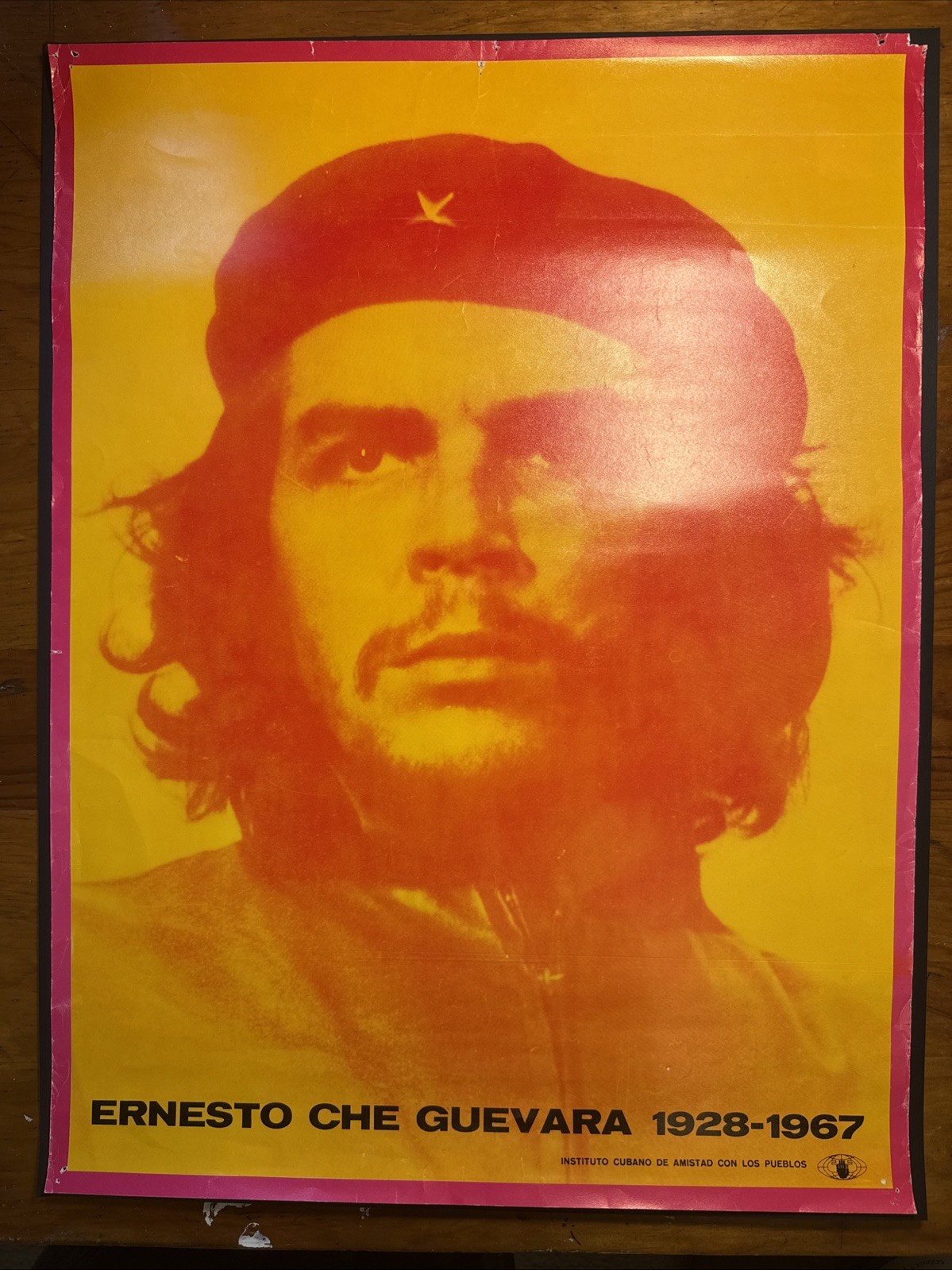 Ernesto Che Guevara Cuban Institute of Friendship Original Vintage Poster 1975