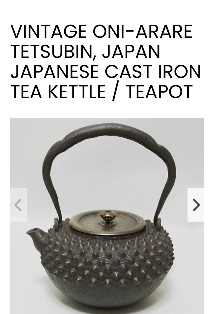 Japanese Traditional Nanbu Cast Iron Tetsubin Tea Pot Kettle Hobnail Arch Handle Japanese Traditional Nanbu Cast Iron Tetsubin Tea Pot Kettle Hobnail Arch Handle